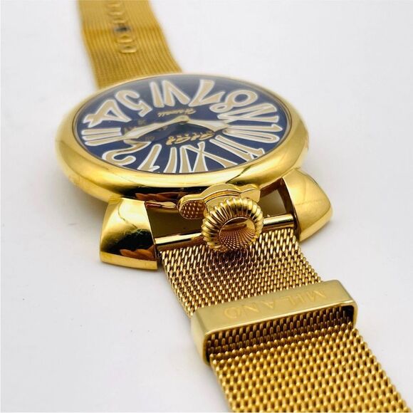 GaGa MILANO Manuale 46 Hawaii Limited Quartz Watch Rare Box & Papers - Picture 11 of 16